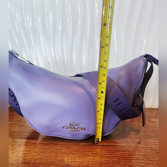 COACH PACE Shoulder Crossbody Bag Light Violet - Picture 12 of 15